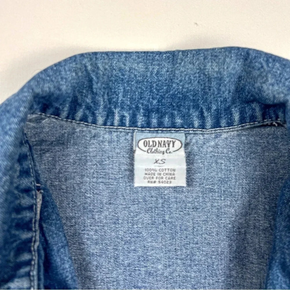 Y2K Old Navy Cropped Denim Jacket - Picture 7 of 9